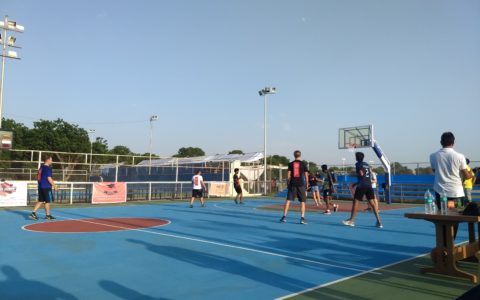 Basketball match between BITSians alumni and TU Braunschweig members @ BOSM 2018